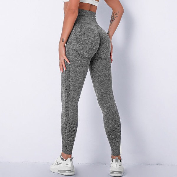 Yoga Bukser Push Up Sport Leggings Gym Fitness Tights Træning Løbebukser C205401 M