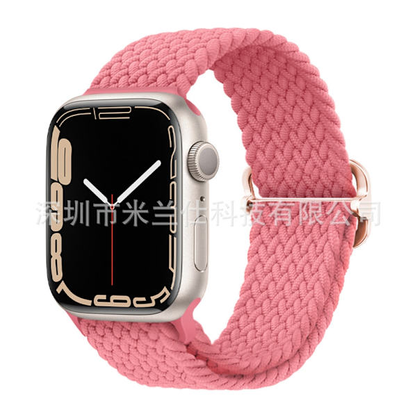 Kellon ranneke Apple Watch iWatch 38/40/41/42mm - S10 43 kirkkaan pinkki