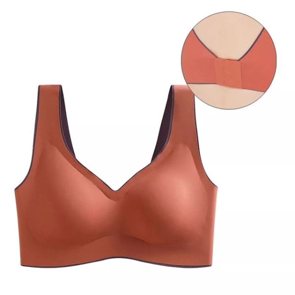 Yoga BH för Kvinnor Sport BH Sömlös BH Gym Träningslinnen style-1-yellow 4XL