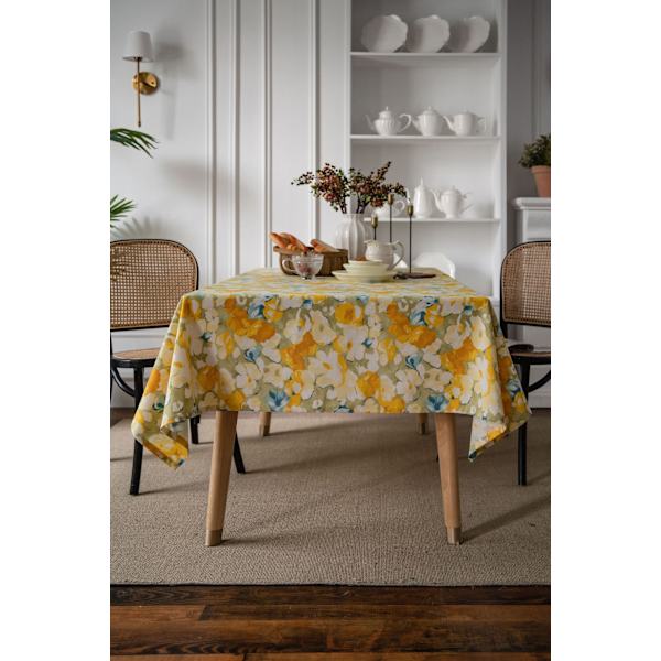 INS Stil Bomull Linne Duk Etnisk Stil Bohemisk Svart och Vit Tryckt Matsalsduk Bokduk Linen arrow without lace 140*180