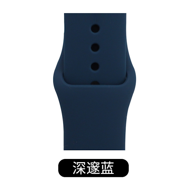 Klockarmband för Apple Watch iWatch 38/40/41/42 S10 SM Standard Deep Blue