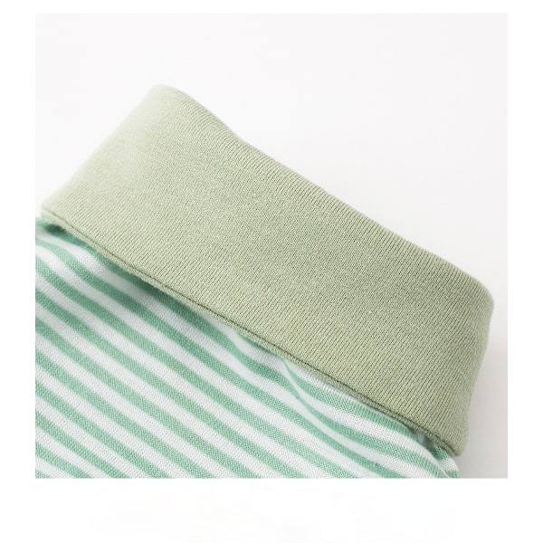 Hengittävä raidallinen neulepusero lemmikille, kissan vaatteet Green stripes XS