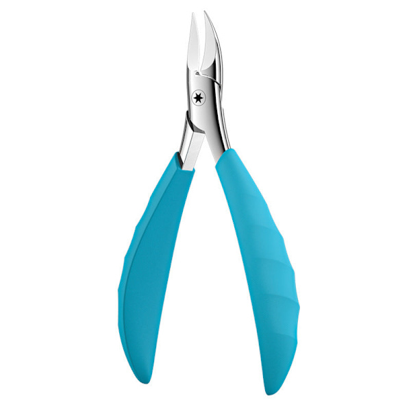 Nagelbandsset med tång, nagelsax och nagelklippare för tjocka tånaglar - Pedikyrverktyg Red bent nose plier