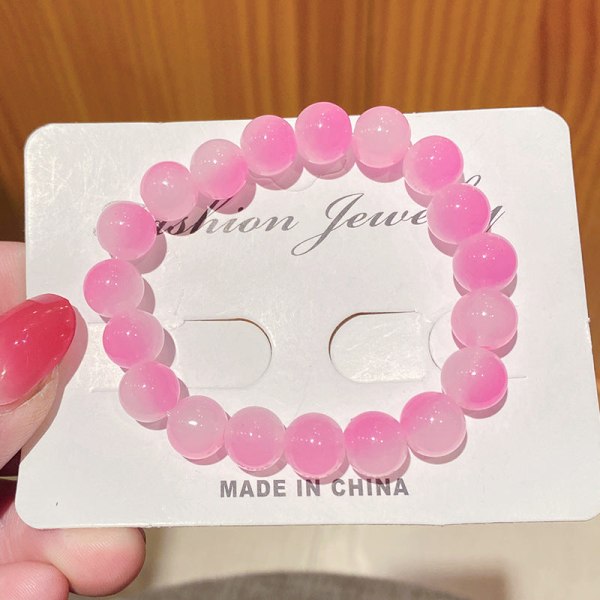 Bodhi Armbånd Gradient Farve Studenterversion Armbånd Kvinde Online Influencer Samlerobjekter - Autograf Armbånd Natmarked Bod Yiwu Tilbehør Violet