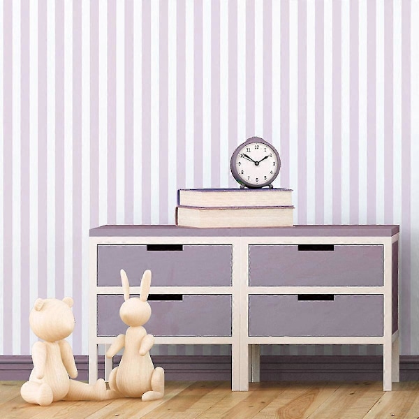 Tiny Tots 2 Regency Stribet Tapet Galerie Lys Lilla Light Purple