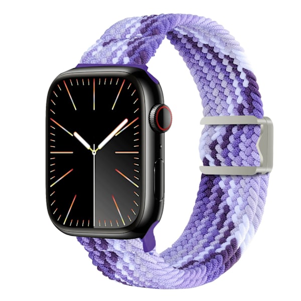 Klockarmband för Apple Watch iWatch 38/40/41/42mm 0:e generationen färgglatt lila