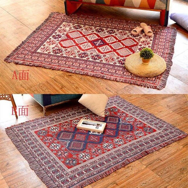 Eurooppa Pinkki Sohvanpeitto Puuvillalanka Neulottu Peitto Tupsuilla Geometrinen Boheemi Sohvanpäällinen Sängynpeitto Kodin Sisustus boho pink 90x180cm