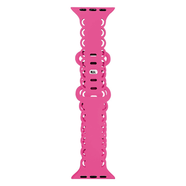 Klockarmband för Apple Watch iWatch 38mm Barbie Rosa