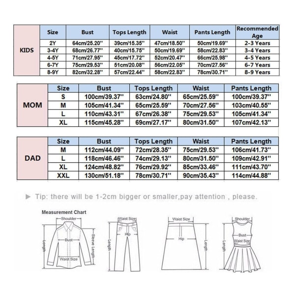 Julpyjamas Matchande Familj Pyjamas Outfits Pyjamas Set 2021 Bokstav Vuxen Barn Hem Kläder Toppbyxor Sovkläder Conjuntos Red Kid 6-7Y