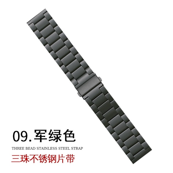Klockarmband för Apple Watch iWatch för 1-9 generationen SE 38-40-41mm s10: 42mm 9. Militärgrön