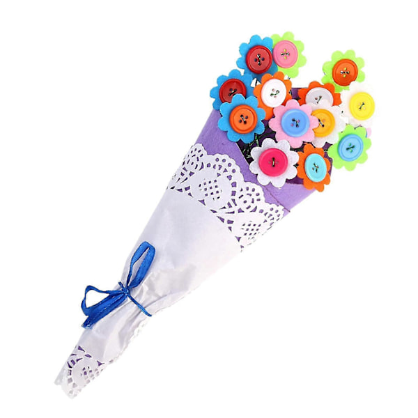 Mors Dag Håndlavet DIY Tredimensionel Non-woven Buket