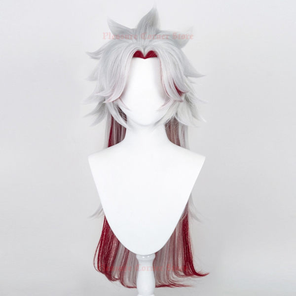 Genshin Impact Arataki Itto Cosplay Peruk Rekvisita Tillbehör Värmebeständigt Hår Förstylad Anime Peruk Arataki Itto Horn arataki itto No Pre Styled