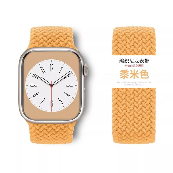 Klockarmband för Apple Watch iWatch 38/40/41mmXS millet