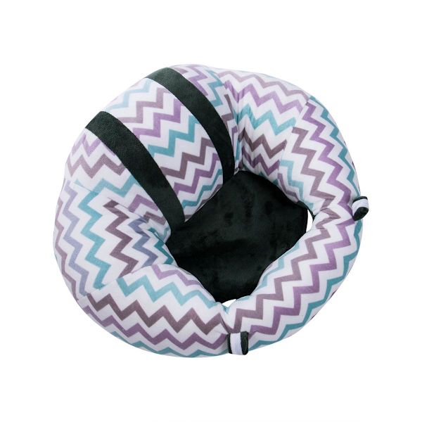 Ny Børn Baby Støttesæde Sidde Op Blød Stol Pude Sofa Plys Pude Legetøj Sækkestol Like the picture stripe