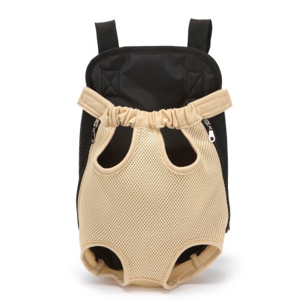 Mesh Hundetransporttaske Udendørs Rejserygsæk Åndbar Bærbar Hundetransportkasse til hunde Katte 2 L 38x23CM