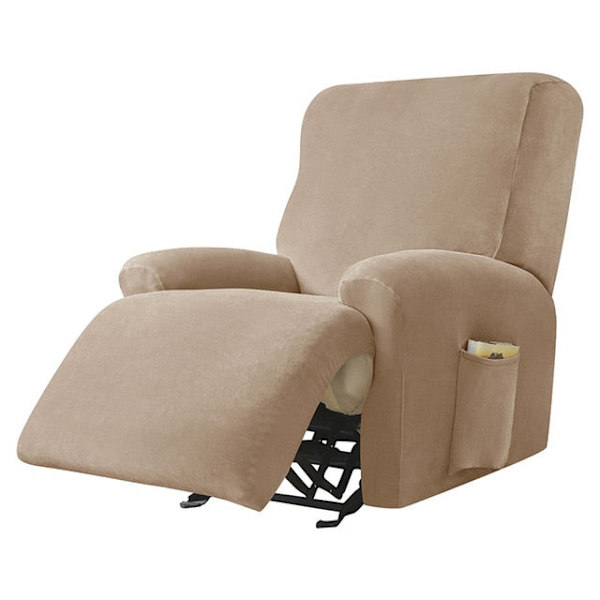 Fåtöljöverdrag Delad Design Stretch Lazy Boy Fåtöljöverdrag Vilstol Enkel Sofföverdrag Armstödsöverdrag A17 Recliner cover