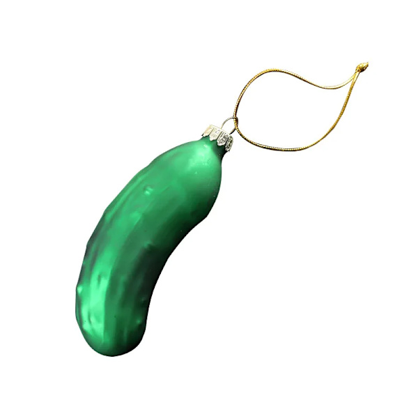 Inlagd Gurka Julgransdekorationer Hänge 2023 Jul Tradition Dekor Hängande Ornament För Sovrum, Vardagsrum, Utomhus Green