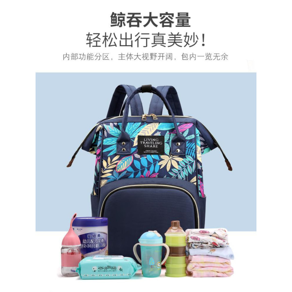 Muoti Urheilu Ulkoilu Swagger Laukku Polyamidit ja Nylon Reppu Deep Blue