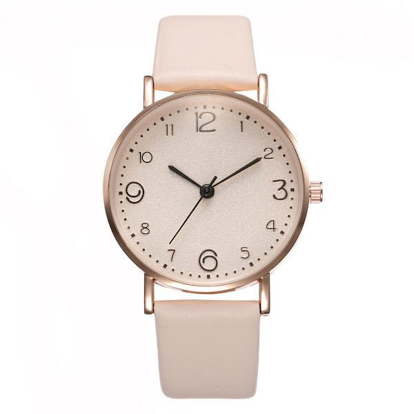 Simpelt Bælteur Dame Casual Studenter Quartz Dameur Red