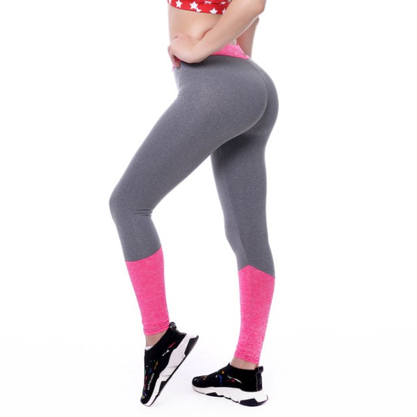 Yoga Bukser Løbebukser Tights Gym Træning Gym Leggings Sport Til Kvinder NB368-GRAY L