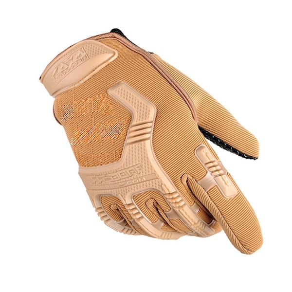 Taktiska Militärhandskar Paintball Airsoft Skott Soldat Strid Polis Anti-Halk Cykel Hel Finger Handskar Herr Kläder Handskar Yellow M