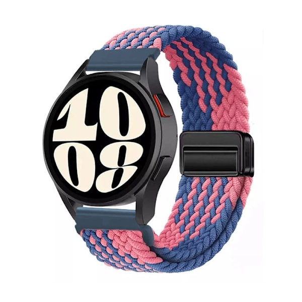 Urrem til Apple Watch iWatch 42/44/45/49/ S1046MM Z mønster blå pulver sort knap