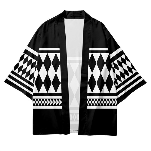 Anime Tokyo Avengers Cosplay T-paita Draken Manji Gang -viitta kesään Haori Kimono Tee Miesten lyhythihainen 01 XL
