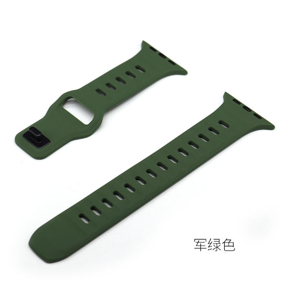 Klockarmband för Apple Watch iWatch 38/40/41mm S1046MM Armégrön