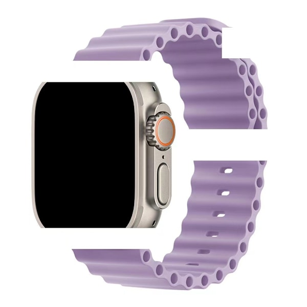 Urrem til Apple Watch iWatch 42/44/45/49mm Lys Lilla