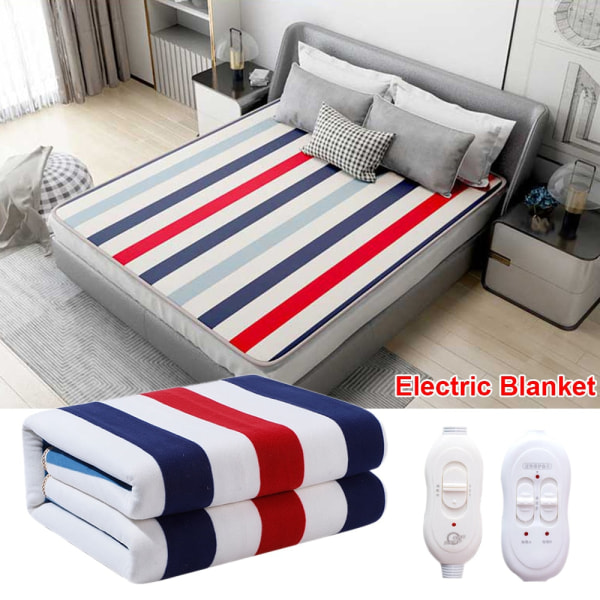 Euro Elektrisk Varmetæppe Dobbelt Termisk Tæppe 150 180cm Justerbar Elektrisk Varmer Elektrisk Varmetæppe Dropshipping 150x180cm blanket