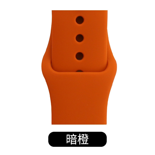 Klockarmband för Apple Watch iWatch 38/40/41/42 S10 ML Extended Mörk Orange