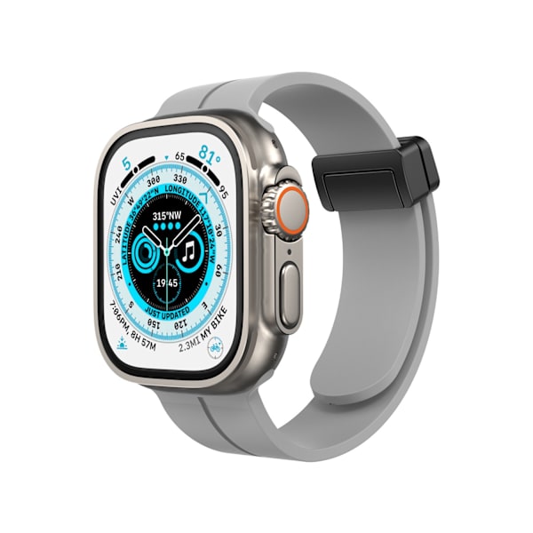 Klockarmband för Apple Watch iWatch 42/44/45/49mm Grå