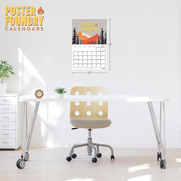Morsom Veggkalender 2024 I Voksenform, 12-Måneders Kalender, For Hjemmet, Soverommet, Stuen, Kontoret, Papirdekorasjon