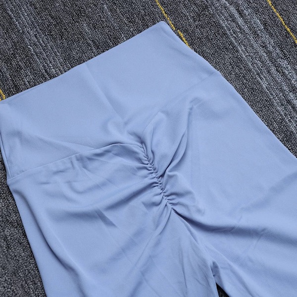 Joogahousut Trikoohousut Korkea Vyötärö Korkea Joustavuus Naisille Light blue L