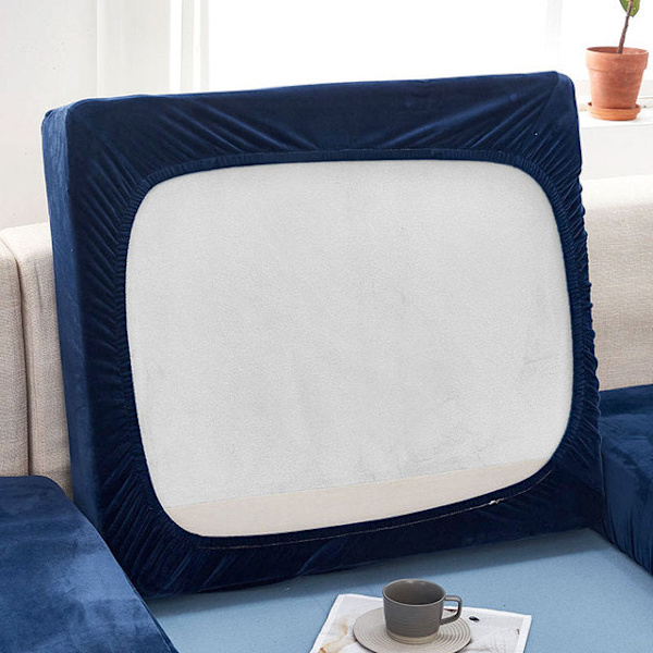 Samettinen sohvan istuinpäällinen, tyynynpäällinen, paksu Jacquard-kuvioitu, pehmeä joustava sohvanpäällinen, huonekalusuoja color2 cushion cover 1pc