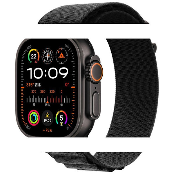 Kellon ranneke Apple Watch iWatch 38/40/41/ S1042MM värille Musta musta solki
