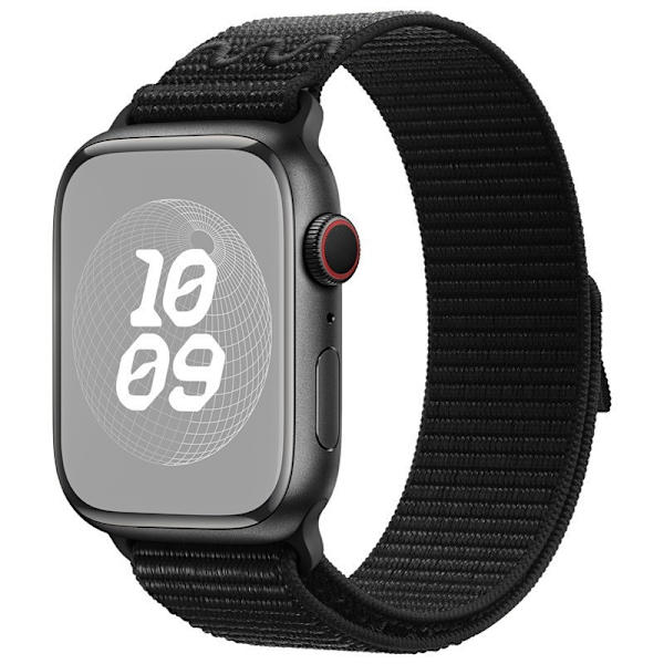 Klockarmband för Apple Watch iWatch 42/44/45/46/49mm Djupsvart