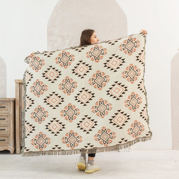 Dubbelsidig Användning Soffhandduk Överdrag Stickad Pläd Filt Soffa Överdrag Stort Golvmatta För Sovrum Vardagsrum Heminredning M 90X90cm