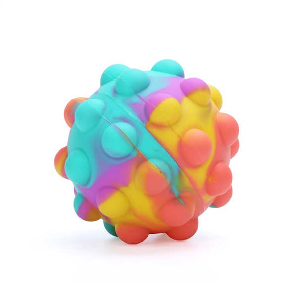 2023 Ny Boll Stress Relief Pop Antistress DNA Klämbollar För Barn Vuxna Handtryck Squishy Fidget Leksak Red blue
