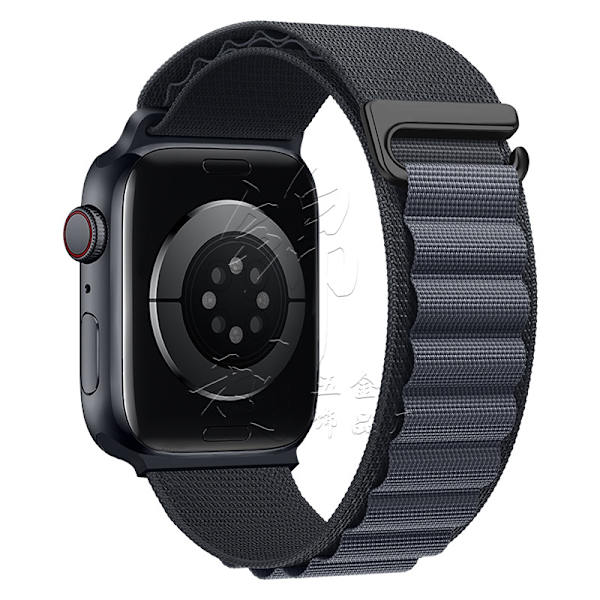 Urrem til Apple Watch iWatch 38/40/41/42mm mørkegrå