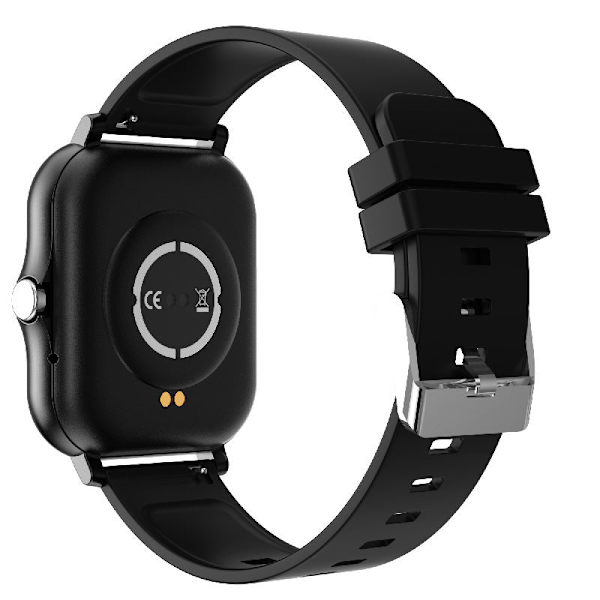 1,69-tums skärm Smart Klocka Huaqiang North Bluetooth Samtal Sport Smart Armbandsur Silver glue