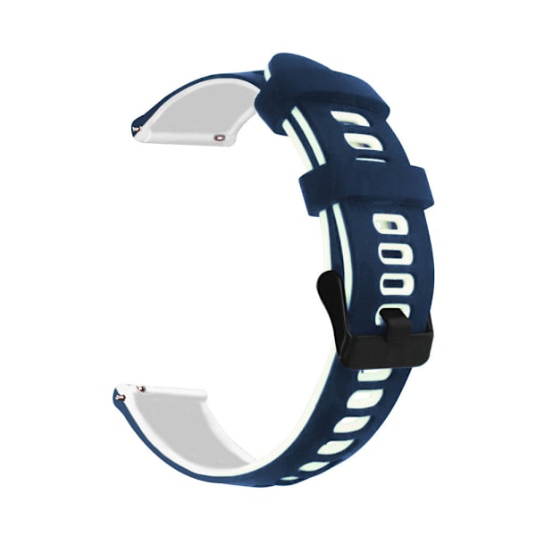 20/22mm Silikonarmband med två färger för Huawei GT2 Gaming 245 Outer lime and inner black 22mm