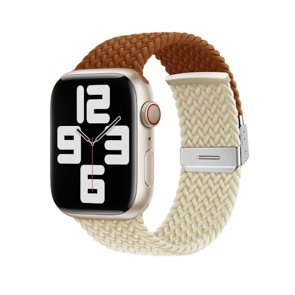 Klockarmband för Apple Watch iWatch 38/40/41mm Kaffe och Stjärnljus
