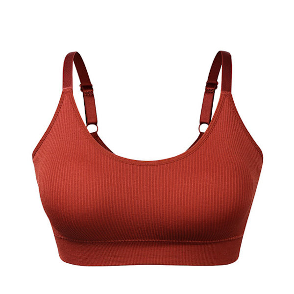 Joogaliivit Push Up Urheilutoppi kuntoiluun, iskunkestävä juoksuun, kuntosalille naisille Khaki Free Size