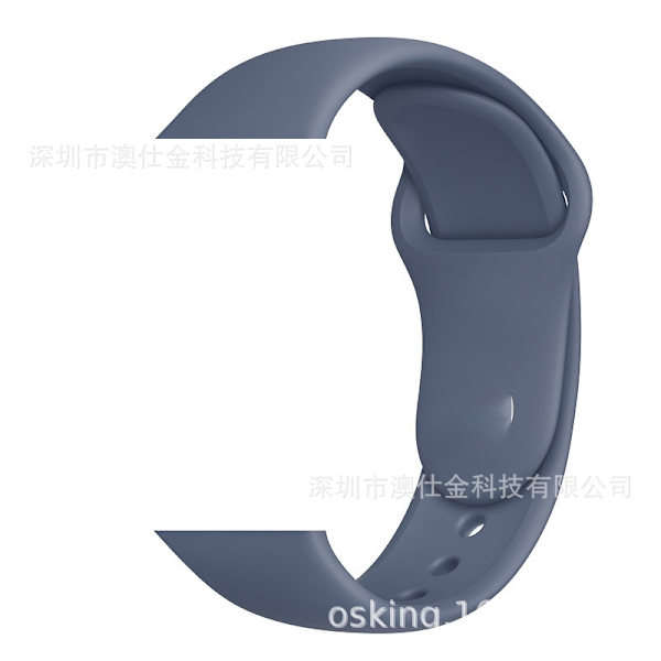 Klockarmband för Apple Watch iWatch 38/40/41/42 S10 M/L Isblå