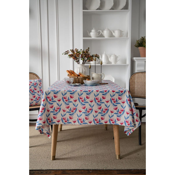 INS Stil Bomull Linne Duk Etnisk Stil Bohemisk Svart och Vit Tryckt Matsalsduk Bokduk Linen arrow without lace 140*180