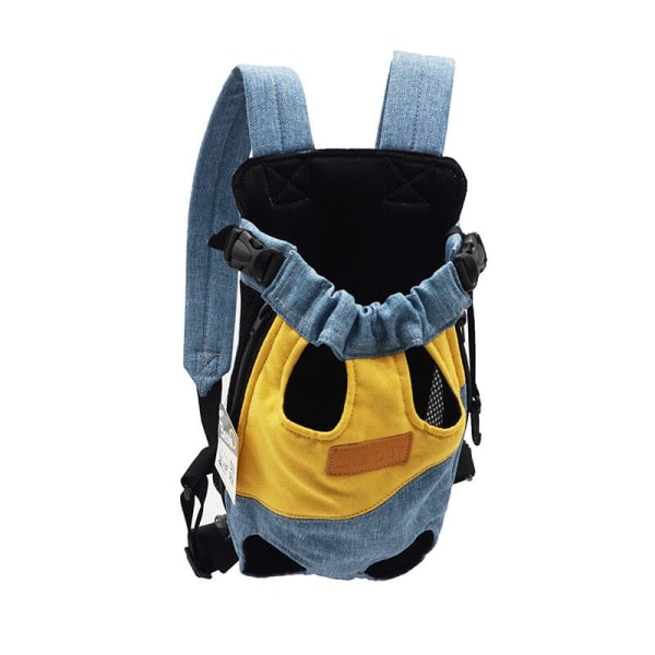 Denim Åndbar Transporttaske til Små Hunde Katte Rejse Hvalp Hund Kat Rygsæk Yorkshire Shih Tzu mascotas Bæretilbehør 7 XXL-suit 6.5-8kg
