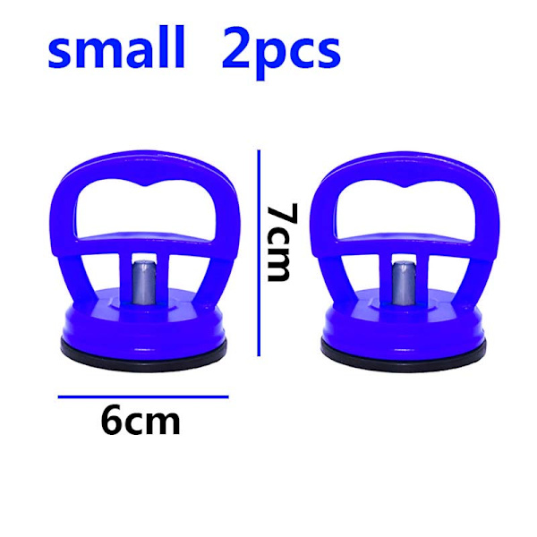 2 kpl Raskaan sarjan imukuppeja - Kolhujen oikaisija imukuppi korjaustyökalu poistotyökalu auton kolhujen korjaukseen autotarvikkeet blue 2pcs