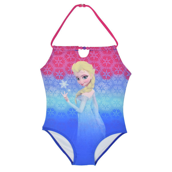 Bikini Flickas Baddräkt, Hel Baddräkt CL034Red 104~110