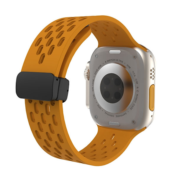 Klockarmband för Apple Watch iWatch Officiell F gul 38/40/41mm